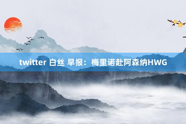 twitter 白丝 早报：梅里诺赴阿森纳HWG